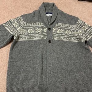 J. Crew wool shawl cardigan XL